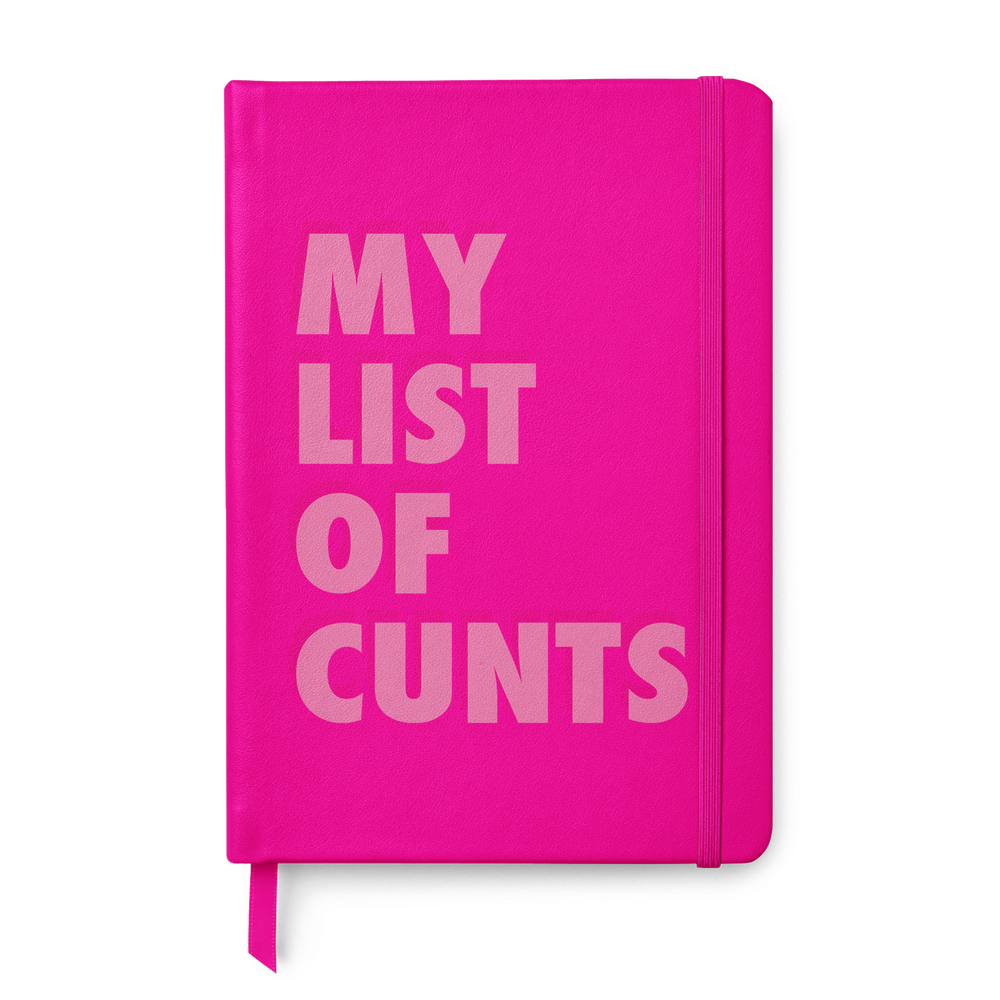List of Cunts Leather Style Notebook #2 image